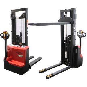 1200kg Triton Fully Electric FREE LIFT Stacker