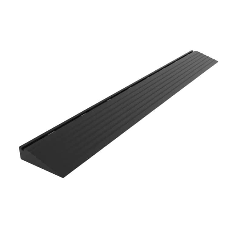 Black Ramp For Vented Interlocking Garage Tiles