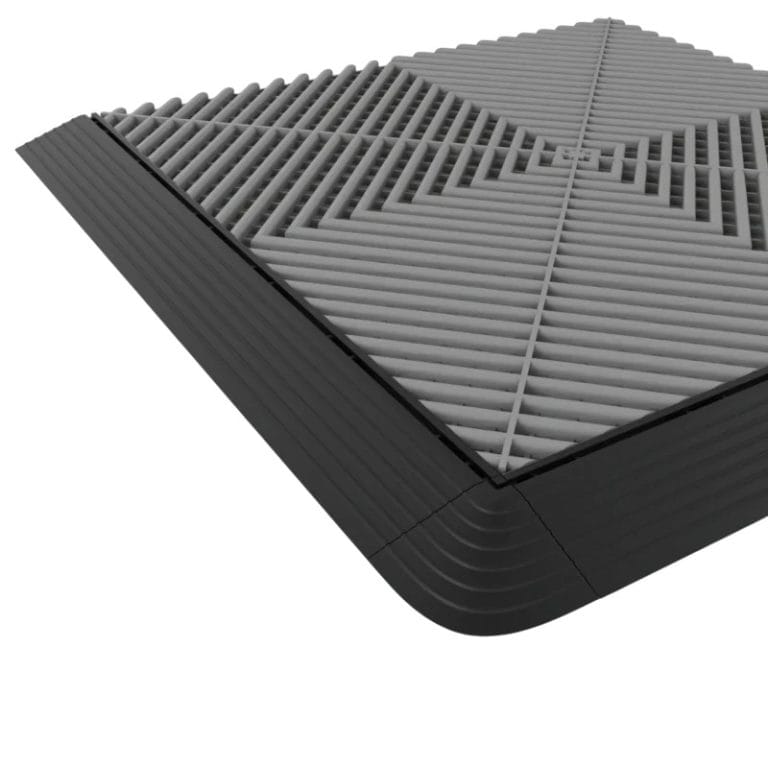 Edging For Vented Interlocking Garage Tiles
