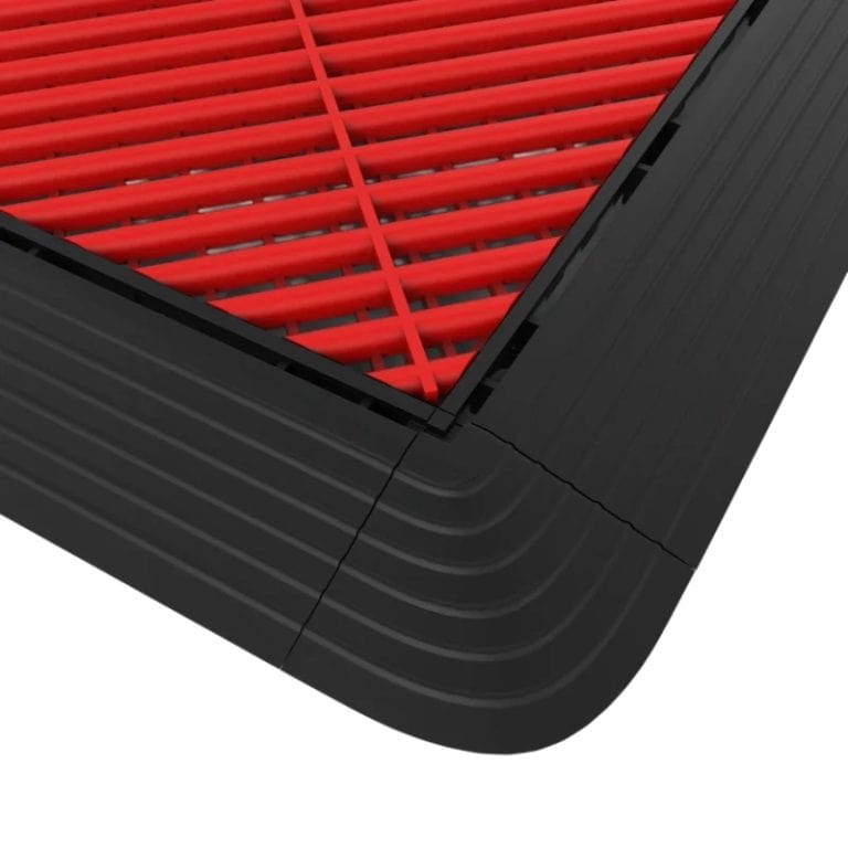 Edging For Vented Interlocking Garage Tiles